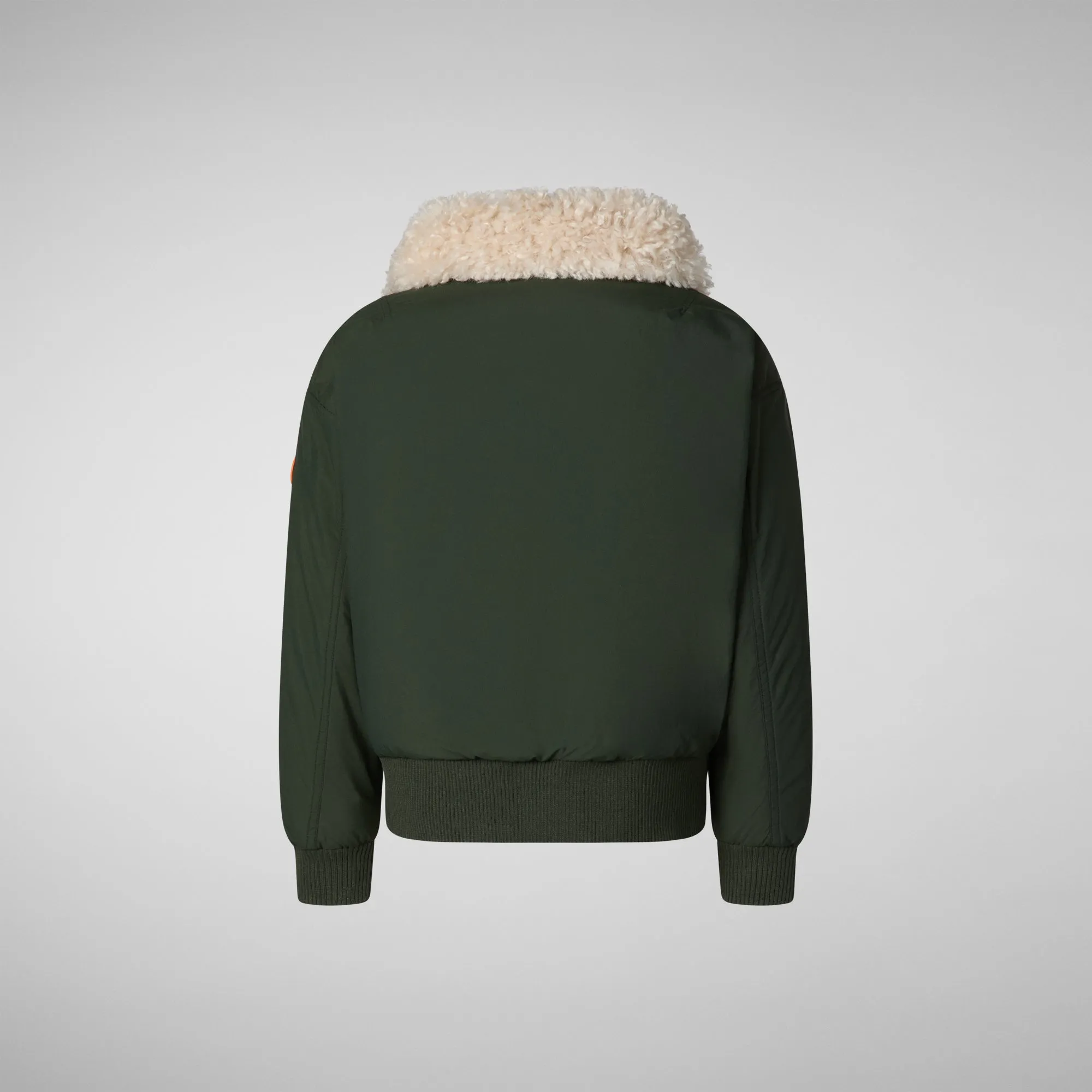 Unisex kids' bomber jacket Draven in land green