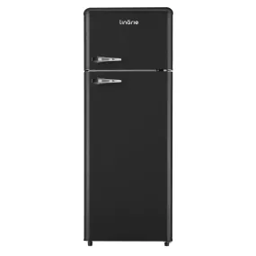 Valloire 209L Black Retro Top Mount Fridge LK200DDBLACK