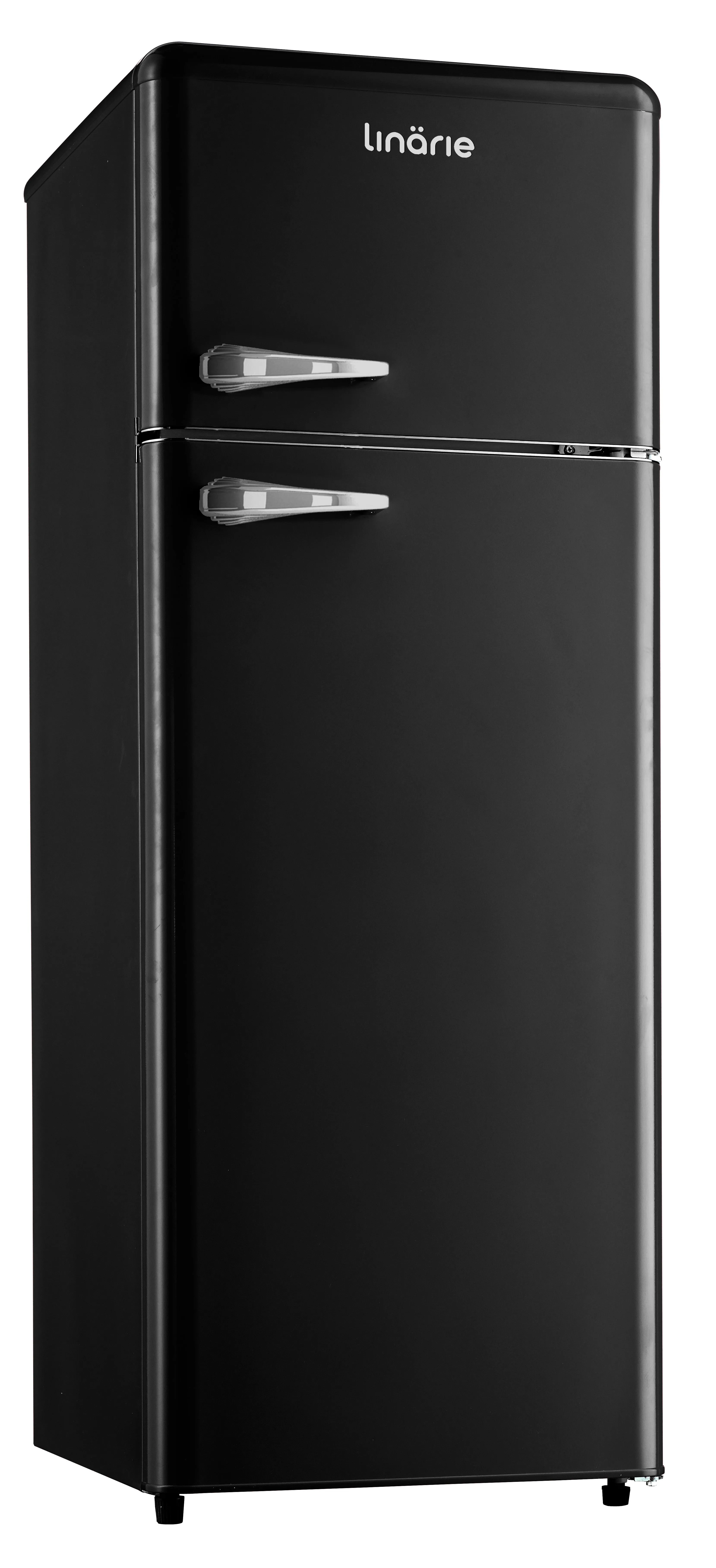 Valloire 209L Black Retro Top Mount Fridge LK200DDBLACK