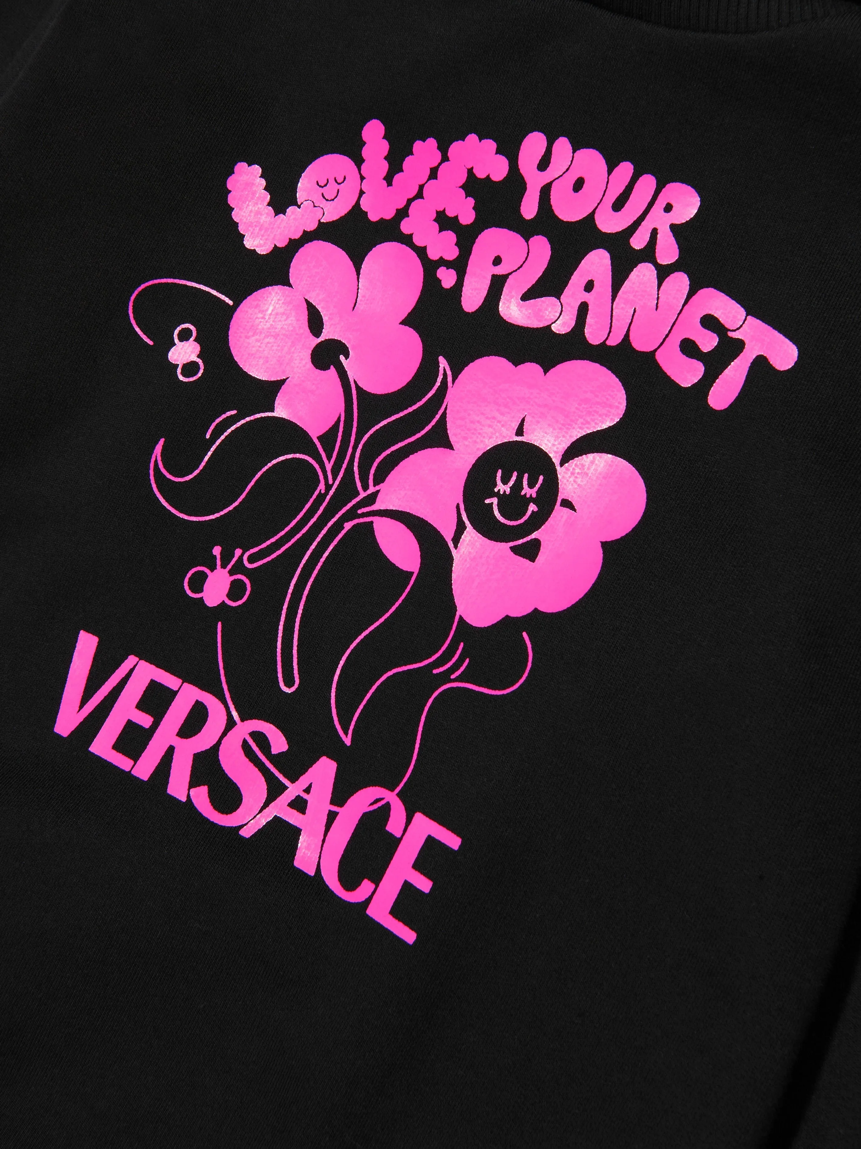 Versace Girls Love Your Planet Hoodie Dress