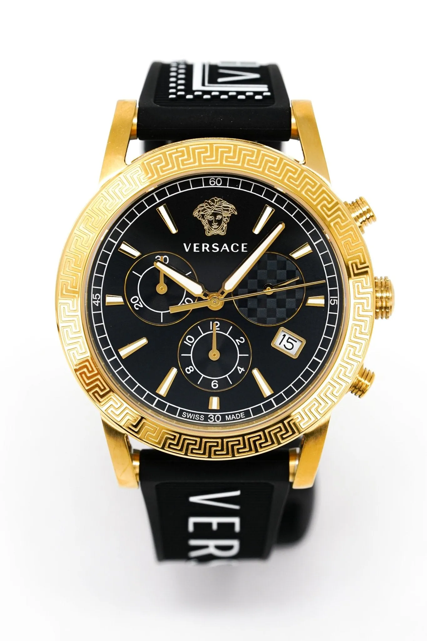 Versace Sports Tech Chronograph Gold Black VELT00119