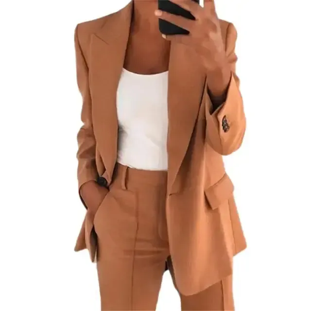 Women’s Long Sleeve Blazer - Sophisticated Style for Every Occasion