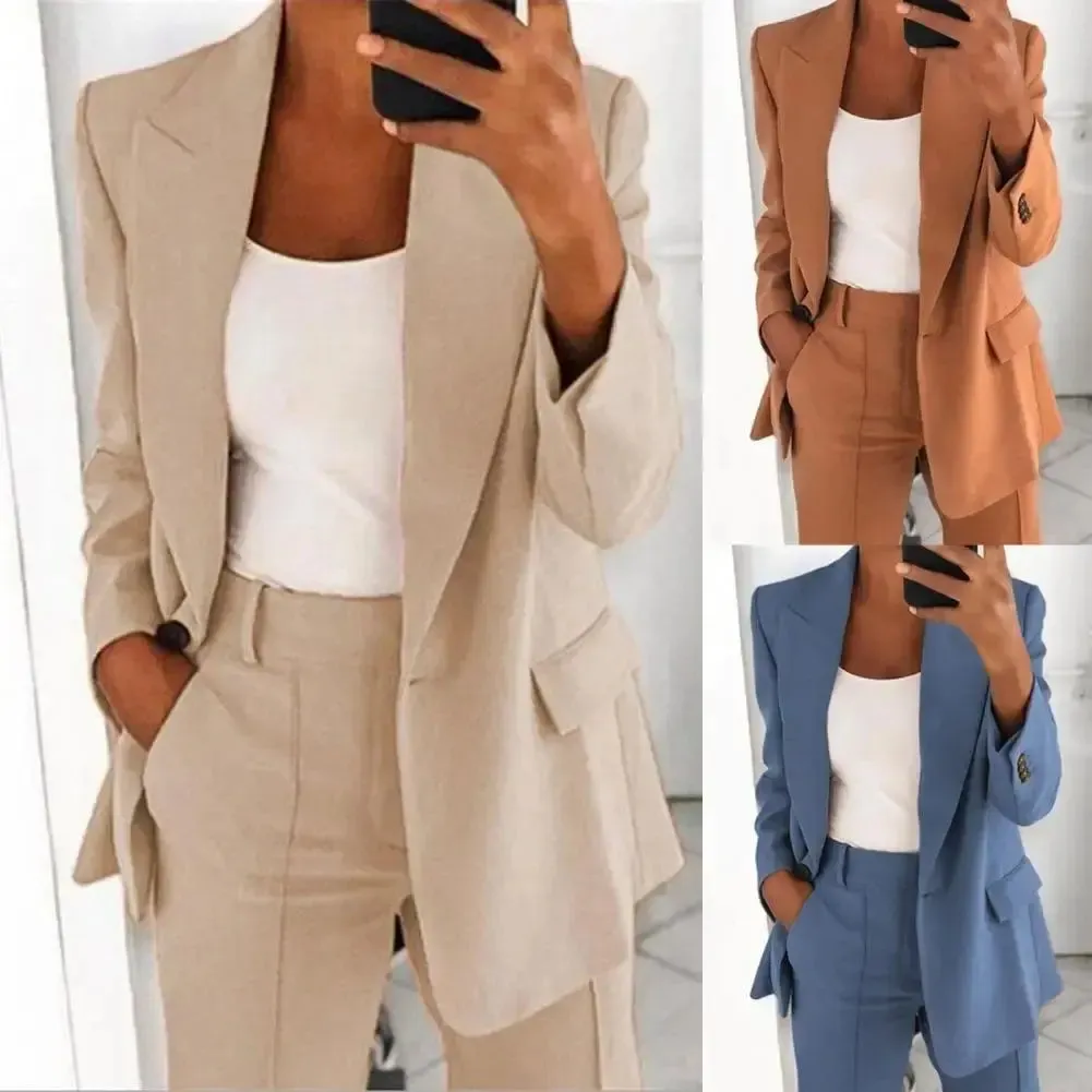 Women’s Long Sleeve Blazer - Sophisticated Style for Every Occasion